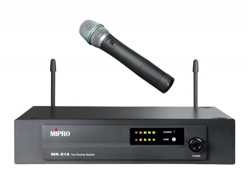 MIPRO MR-818/MH-80 True Diversity UHF радиосистема с фиксированной частотой