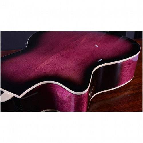 CRAFTER NOBLE TPS Edition электроакустическая гитара, топ и корпус клен, цвет фиолет фото 5