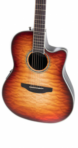 OVATION CS24X-7C Celebrity Standard Plus Mid Cutaway Cognac Burst Gloss гитара электроакустическая (OV531226) фото 3