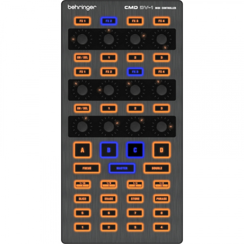 Behringer CMD DV-1 DJ-MIDI контроллер для работы с комп.приложениями фото 2