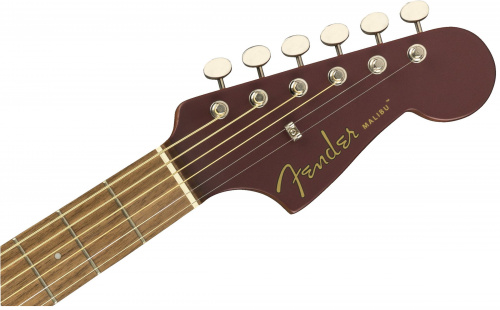 FENDER Malibu Player Burgundy Satin WN электроакустическая гитара цвет бордовый фото 2
