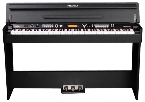 Medeli CDP5200B Цифровое пианино, 88 клавиш, механика взвешенная молоточковая, 500 голосов, 200 стилей, динамики 2*15Вт, цвет корпуса - черный