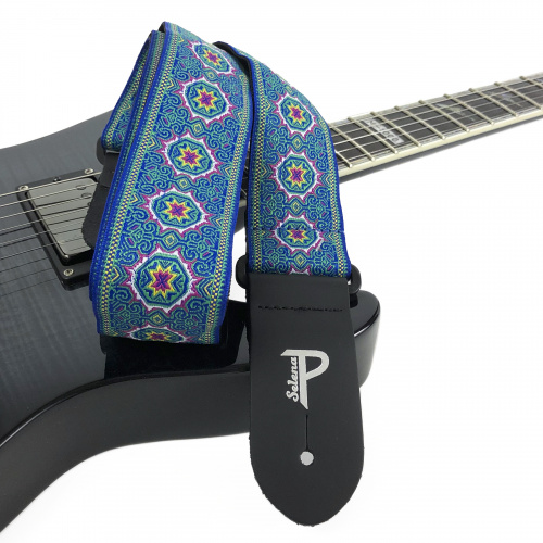 Perri's TWS-7174 Ремень для гитары Серия: JACQUARD Материал: жаккард Рисунок: медальоны Ширина фото 3