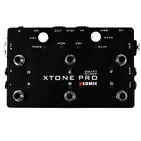 XSONIC XTONE Pro гитарный USB-аудиоинтерфейс с ножным контроллером, 2 входа, вход для педали экспрессии, поддержка iOS, Windows,