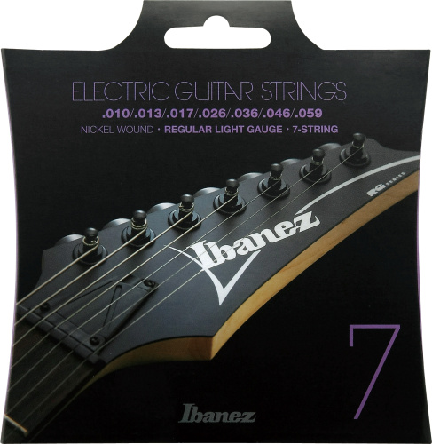 IBANEZ IEGS71 Струны для 7-струнной гитары, никелированная сталь, 9-59, лёгкое натяжение