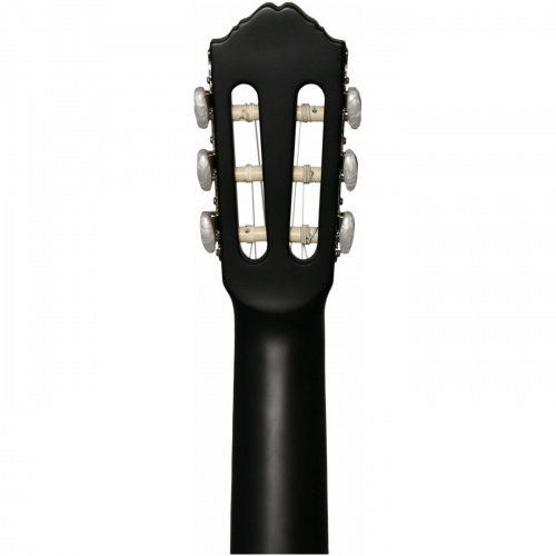 ALMIRES CEC-15 BKS классическая эл-ак. гитара с вырезом, ель/кр.дерево, цвет черный фото 4