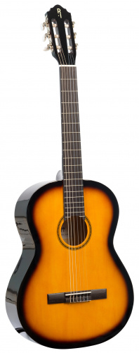ROCKDALE MODERN CLASSIC 100-SB классическая гитара с анкером, верхняя дека агатис, нижняя дека и о фото 2
