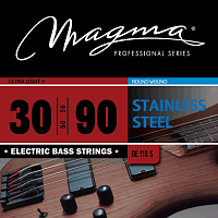 Magma Strings BE110S Струны для бас-гитары 30-90, Серия: Stainless Steel, Калибр: 30-50-70-90, Обмотка: круглая, нержавеющая сталь, Натяжение: Ultra L