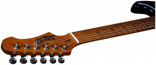 JET JS-300 BK электрогитара, Stratocaster, корпус липа, 22 лада,SSS, tremolo, цвет BK фото 6