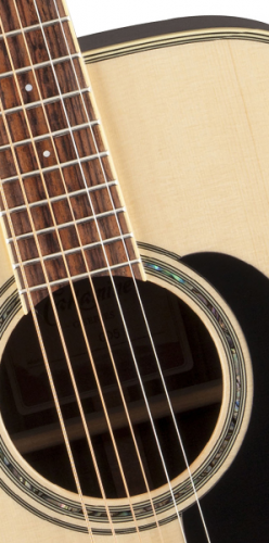 TAKAMINE G50 SERIES GD51-NAT акустическая гитара типа DREADNOUGHT CUTAWAY, цвет натуральный, верхняя дека - массив ели, нижняя дека и обечайка - махог фото 3