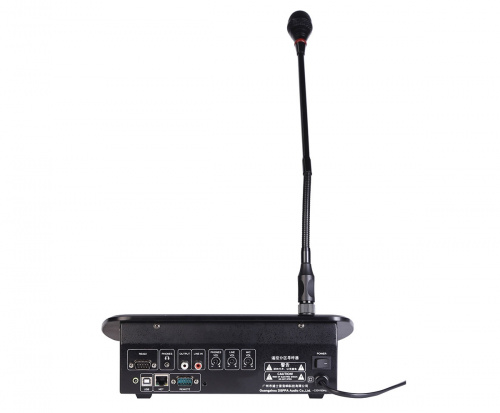 DSPPA MAG-6588 Настольная микрофонная панель управления с дисплеем 7ʺ. Габаритные размеры 300х150х56 мм. Масса 2 кг фото 2
