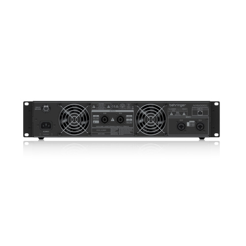 Behringer NX6000D усилитель 2-канальный. DSP, Мощность пик. 2 x 3000Вт 4/1600Вт 8?, Speakon/комбо-X фото 3