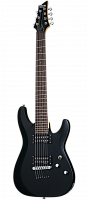 Schecter C-7 Deluxe SBK Гитара электрическая семиструнная, крепление грифа: на болтах