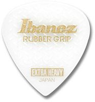 IBANEZ PA16XRG-WH PICKS медиатор extra heavy, цвет белый с резиновым напылением, толщина 1.2 mm (50 штук в упаковке)