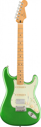 FENDER Player Plus STRAT HSS MN CMJ электрогитара, цвет - зеленый, чехол в комплекте