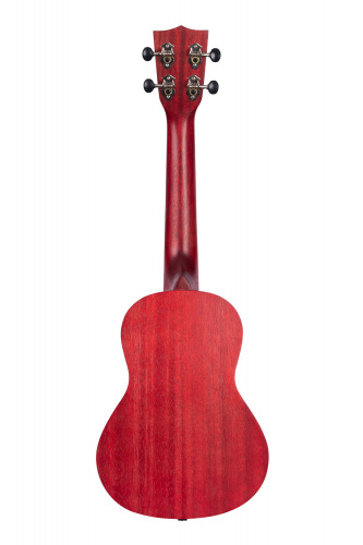 KALA KA-MRT-RED-C укулеле концерт, корпус - меранти, цвет - красный фото 2