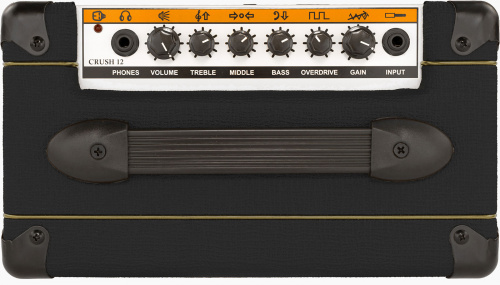 Orange Crush 12 BK Гитарный комбоусилитель, 6", 12Вт, овердрайв, 3х полосный эквалайзер, цвет черный фото 5
