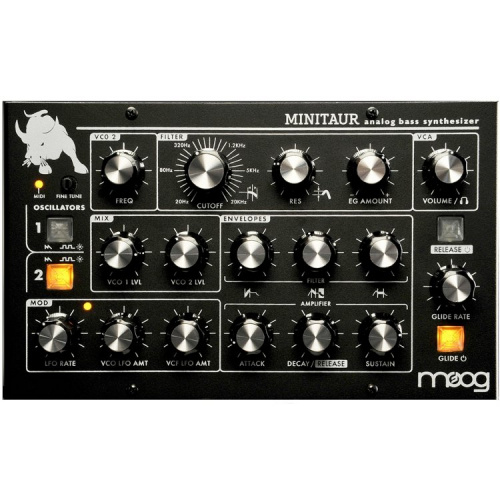 Moog Minitaur Монофонический аналоговый басовый синтезатор, 2 осциллятора, 2 микшера VCA, Moog Ladde фото 2