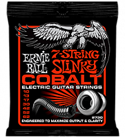 Ernie Ball 2730 струны для 7стр. эл.гитары Cobalt Skinny Top Heavy Bottom 7 (10-13-17-30-42-52-62)