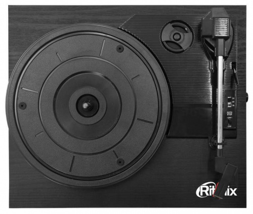 RITMIX LP-240 Black wood Виниловый проигрыватель. 3 скорости 33 1/3, 45, 78 об/мин, переключатели: громкость, режим, Тонарм: ручной, Функция автостопа фото 4