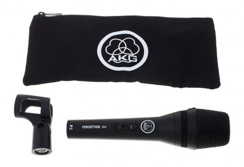 AKG P5S динамический вокальный суперкардиоидный микрофон с выключателем фото 3