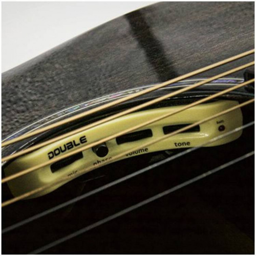 X2 DOUBLE B2G пьезозвукосниматель для акустической гитары с микрофоном, громкость, микрофон, регул фото 2