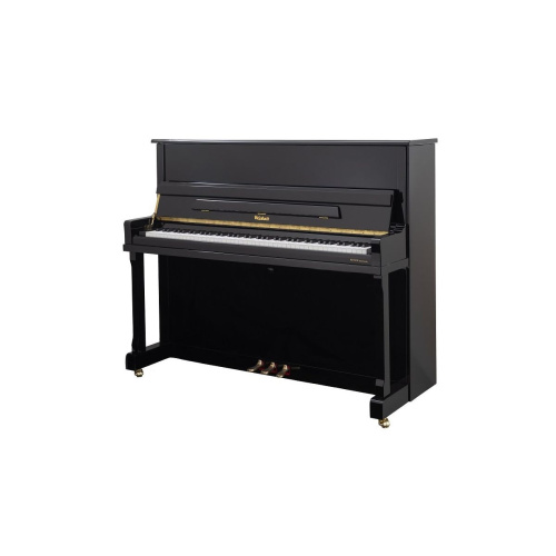 Weinbach 120 Z3 0801 пианино, высота 120 см, цвет черный, полированное, золотая фурнитура