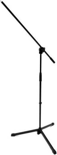 K&M 25400-300-55 микрофонная стойка "журавль", высота 890-1600 мм, длина журавля 680 мм, цвет черный