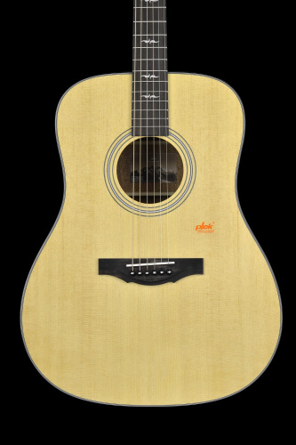 KEPMA F1-D Natural акустическая гитара, цвет натуральный, в комплекте чехол фото 3