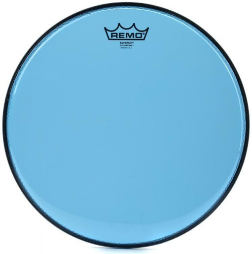 Remo BE-0313-CT-BU 13 Emperor Colortone, пластик для барабана прозрачный, двойной, синий