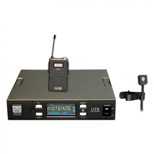 Superlux UT62/12A радиосистема с поясным передатчиком и петличным микрофоном E12ATQG