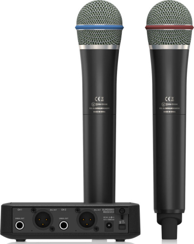 Behringer ULM302MIC Радиосистема микрофонная цифровая с 2-мя ручными передатчиками и приемником фото 4