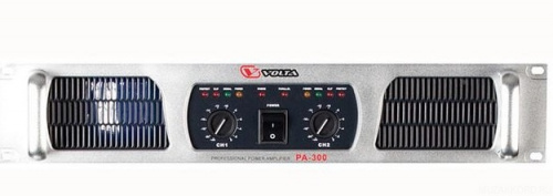 VOLTA PA-300 Усилитель мощности двухканальный. Мощность (8/4/2 Ом) 2х200 Вт/ 2х300 Вт/ 2х500 Вт.