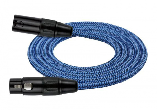 Kirlin MWC-270 3M BLA кабель микрофонный 3 м Разъемы: XLR мама XLR папа Материал проводника: C фото 2