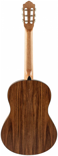 FLIGHT C-110 TEAK 4/4 классическая гитара 4/4, верхн. дека-тик, корпус-тик, цвет натурал фото 3