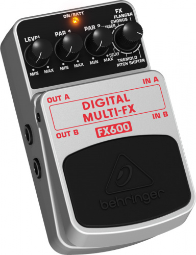 Behringer FX600 педаль цифровых стереофонических эффектов для гитар, бас-гитар и клавишных фото 2