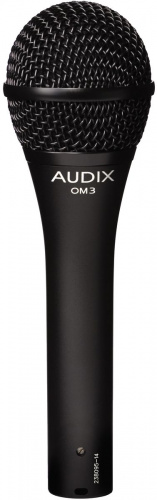 Audix OM3S Вокальный динамический микрофон с кнопкой отключения, гиперкардиоида