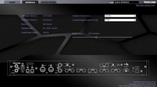 TASCAM US-20X20 USB аудио/MIDI интерфейс (20 входов, 20 выходов) фото 5