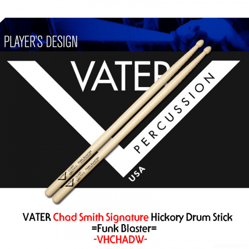 VATER VHCHADW Player's Design Chad Smith's Funk Blaster барабанные палочки, орех, деревянная головка фото 3