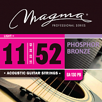 Magma Strings GA130PB Струны для акустической гитары Серия: Phosphor Bronze Калибр: 11-15-23-32-
