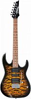 IBANEZ GRX70QA-SB электрогитара, 6 струн, цвет санбёрст