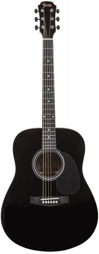 ARIA FIESTA FST-300 BK Гитара акустическая, верх: американская липа