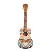 Bamboo BU-21 Patagonia Culture Line укулеле сопрано с чехлом, рисунок Патагония