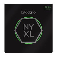 D'Addario NYXL0838 струны для электрогитары, толщина 8-38, Superlight