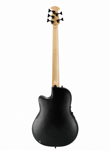 OVATION B7785TX-5 ELITE Mid Cutaway Black Textured пятиструнная электроакустическая бас-гитара фото 3