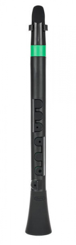 NUVO Dood (Black/Green) блок-флейта DooD, строй С (до), материал АБС-пластик, цвет чёрный/зеленый фото 2