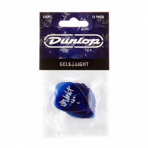 Dunlop Gels L Blue 486PLT 12Pack медиаторы, light, 12 шт. фото 4