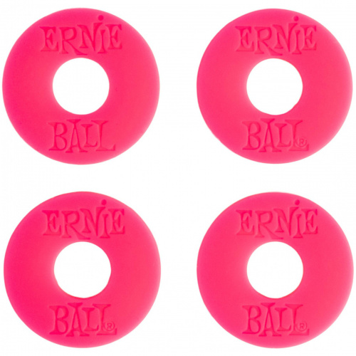 ERNIE BALL 5623 фиксаторы ремня (страплок), 4 шт., цвет розовый фото 2