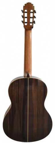 MANUEL RODRIGUEZ C3 классическая гитара, цвет натуральный глянцевый верхняя дека массив кедра, нижняя дека и обечайка палисандр, накладка грифа палиса фото 2