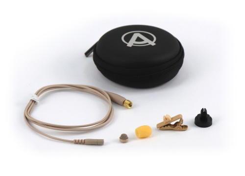 AuraSonics ARTLINE LV76-OM-T петличный круговой микрофон, разъем MicroDot, цвет телесный фото 2